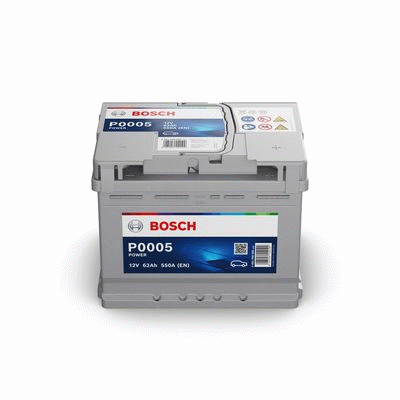 Akkumulátor Bosch Power - 12V 62 Ah jobb+