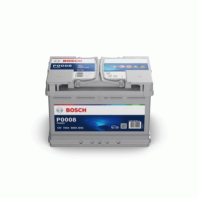 Akkumulátor Bosch Power - 12V 74 Ah jobb+