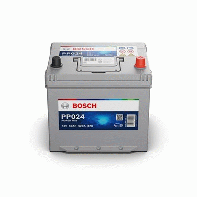 Akkumulátor Bosch Power Plus - 12V 60 Ah jobb+ "ázsiai"