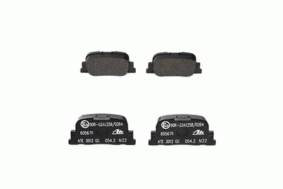 fékbetét készlet, tárcsafék 13.0460-5676.2