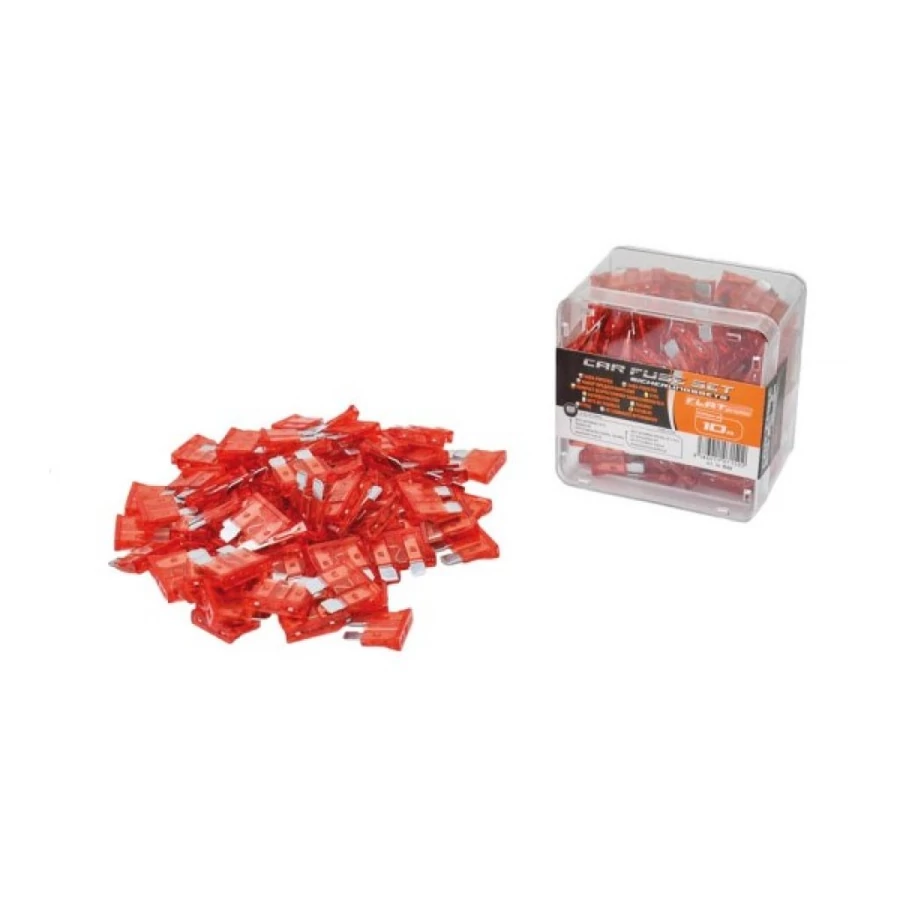 Biztosíték késes 10A 100db/csomag 