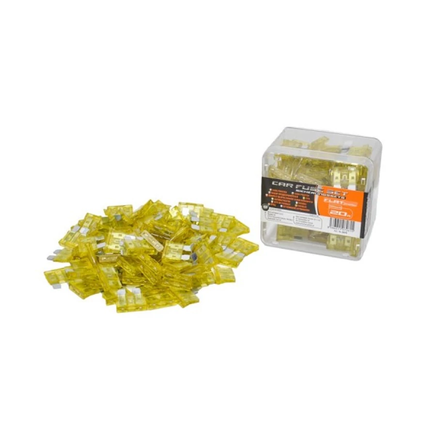 Biztosíték késes 20A 100db/csomag 