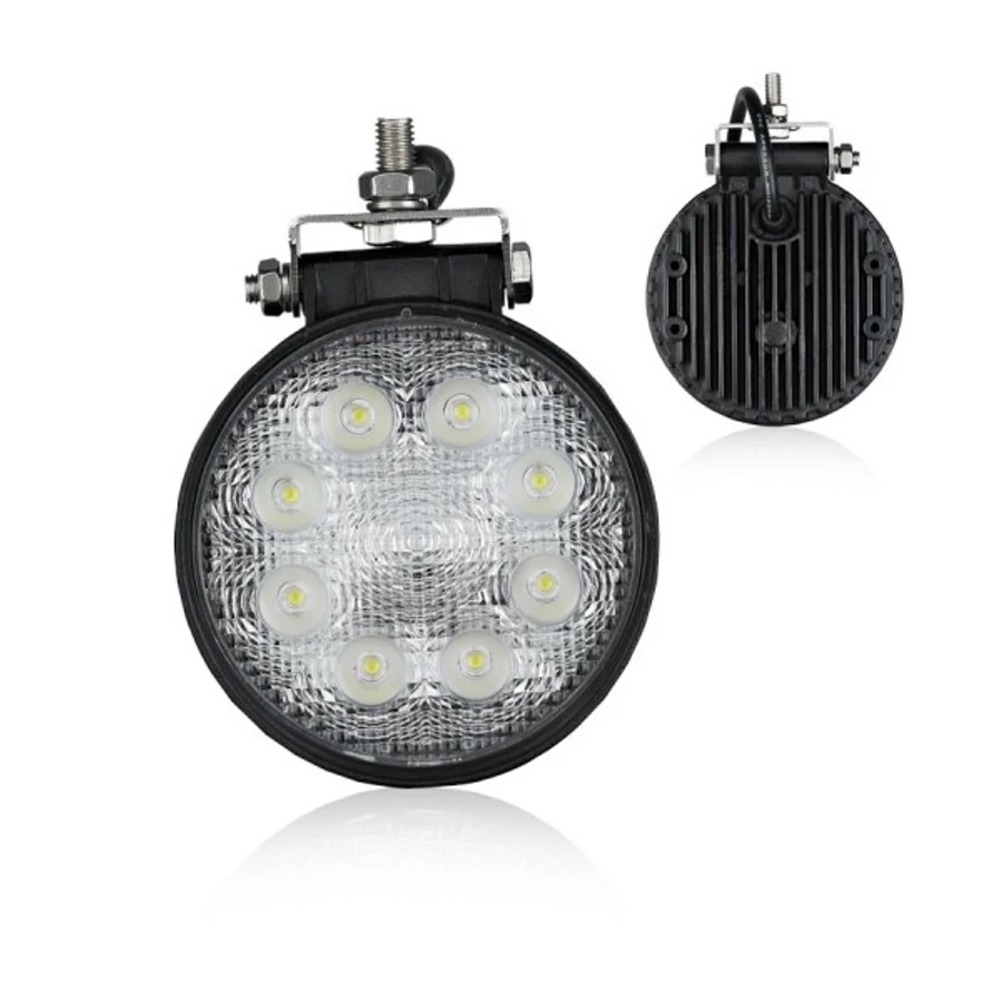 Munkalámpa - kerek 10V-30V 8 LED (db) 