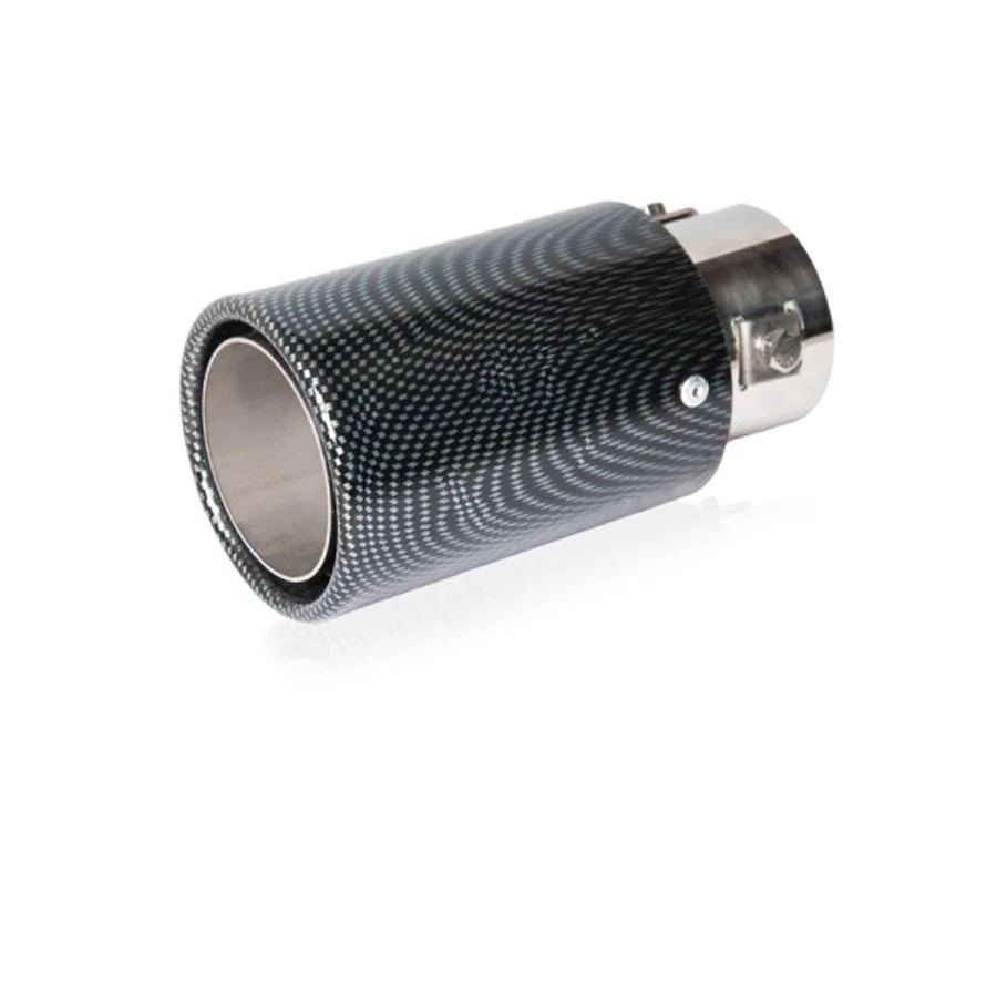 Kipufogóvég kerek/karbon 