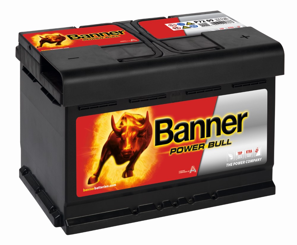 BANNER AG Akkumulátor Power Bull 72Ah 670A J+