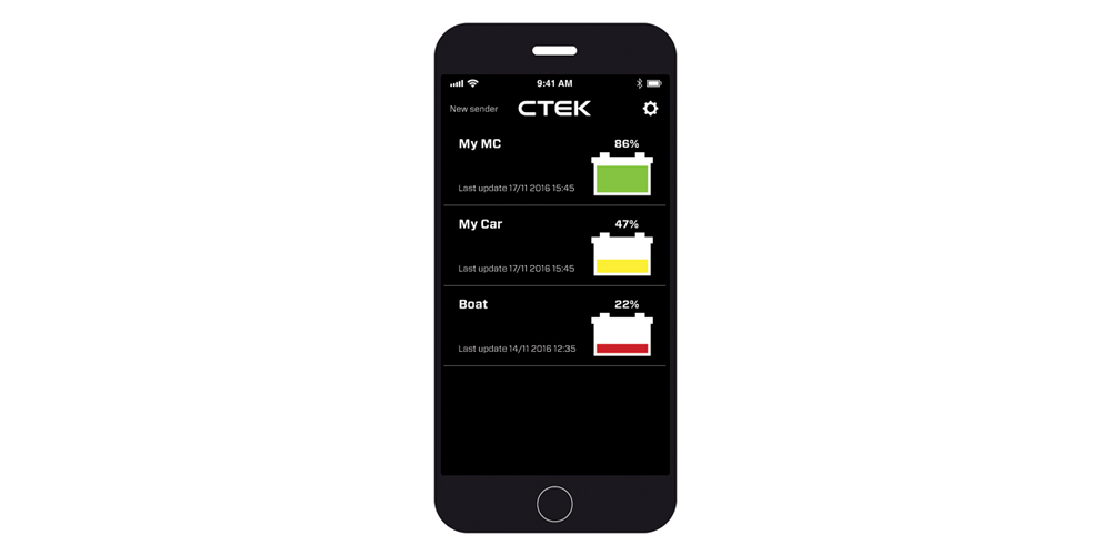 Akkumulátor állapot visszajelző CTEK CTX BATTERY SENSE