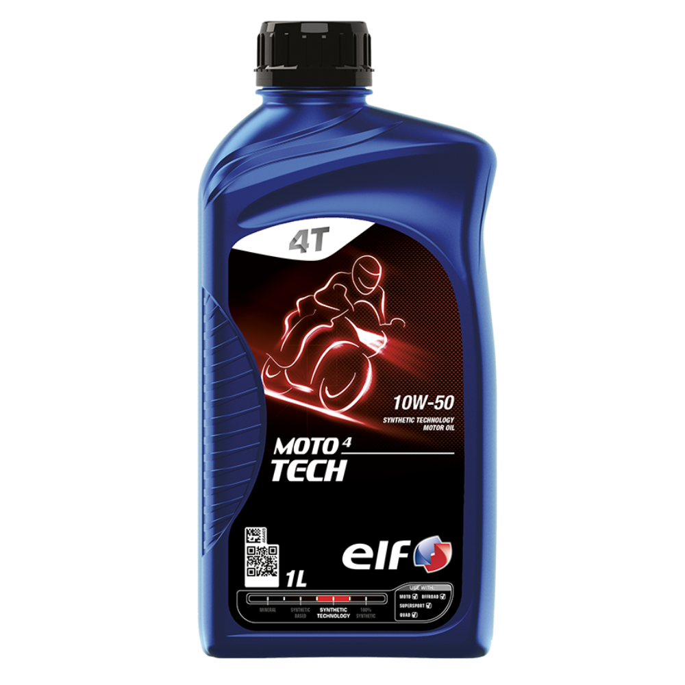 Motorolaj 4T 10W-50 1L Elf Moto 4 Tech 10W-50 1L