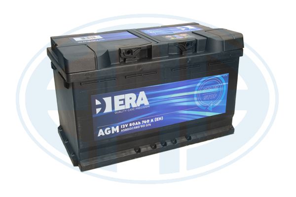 ERA akkumulátor AGM 12V 80Ah 760A J+ ERA akkumulátor AGM 12V 80Ah 760A J+