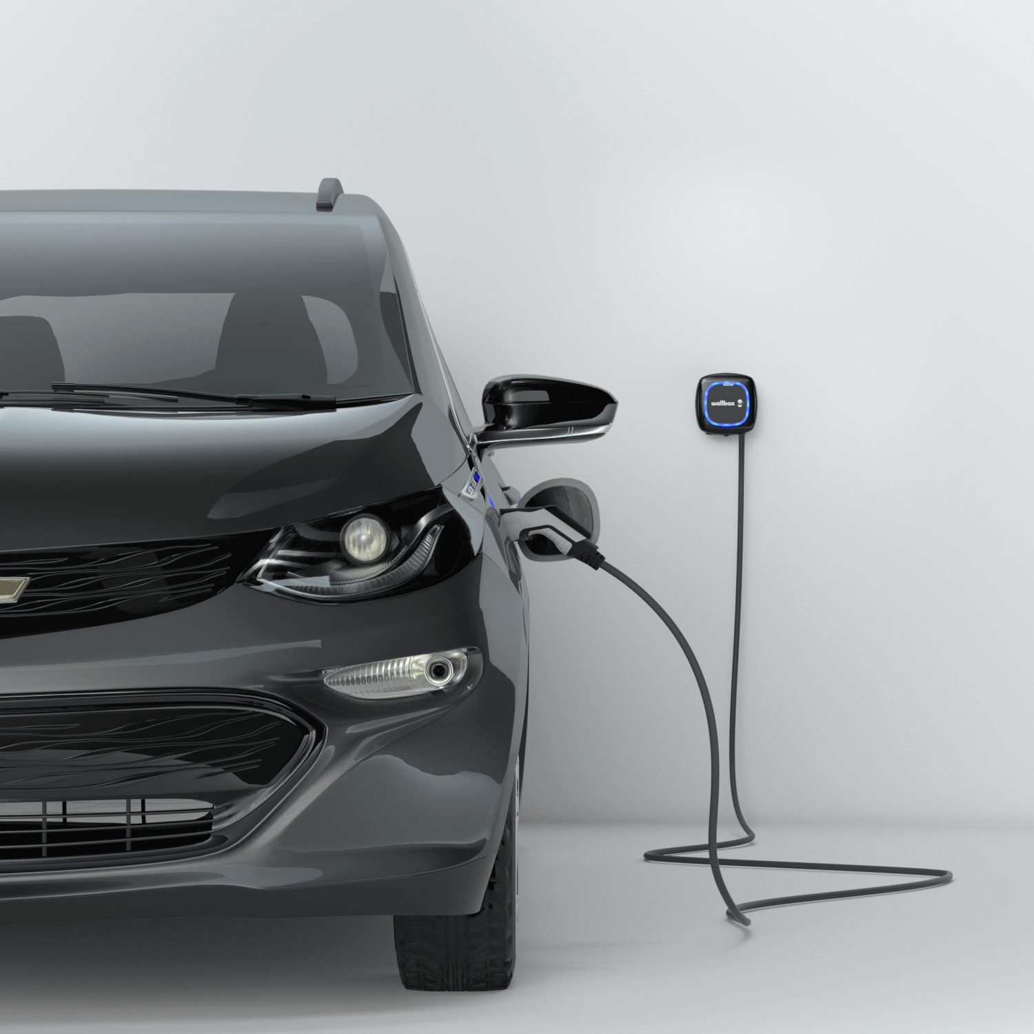 Elektromos autó fali töltő Wallbox Pulsar Plus 22kW, fekete, 5m