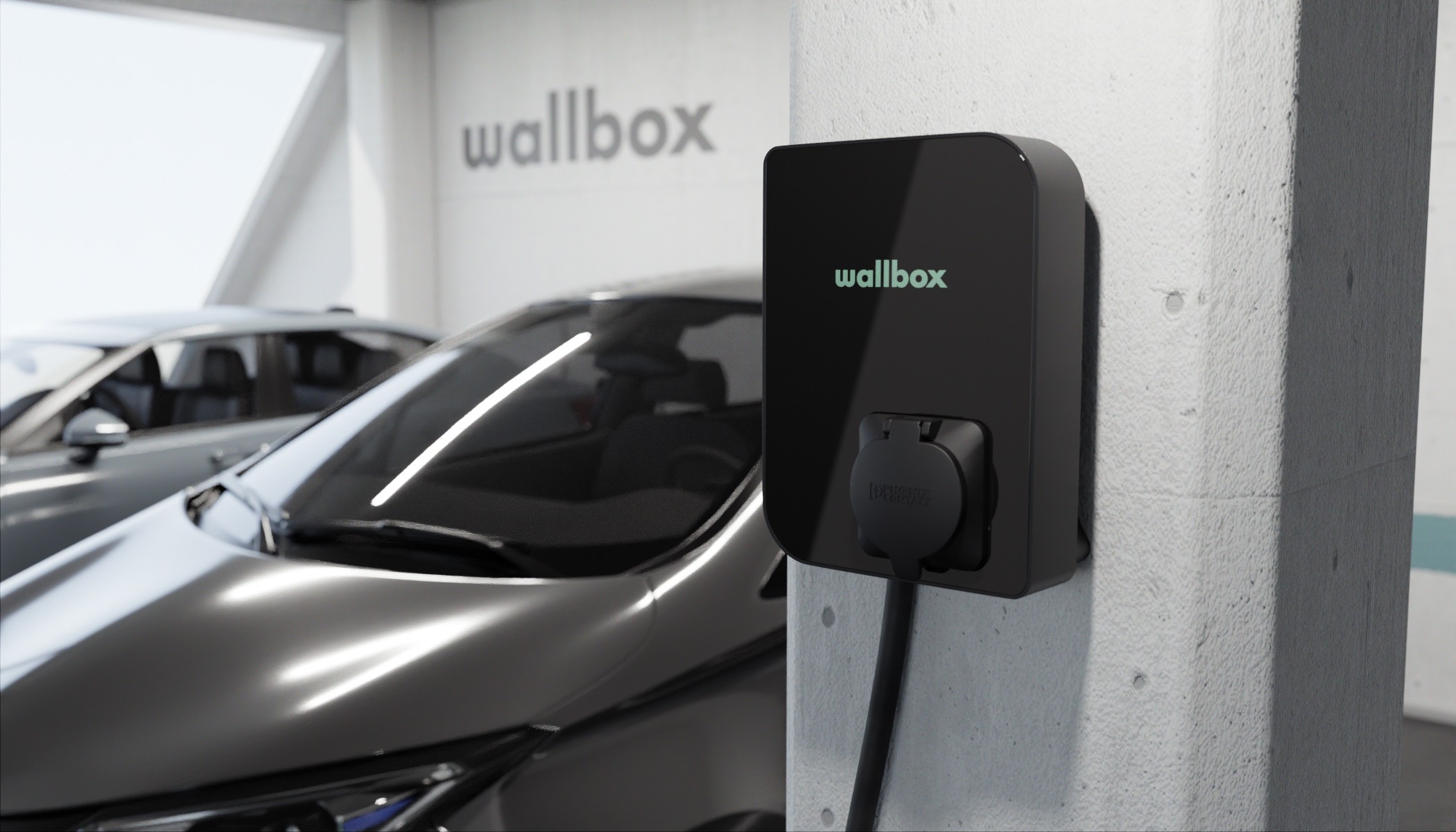 Elektromos autó fali töltő Wallbox Copper SB 22kW