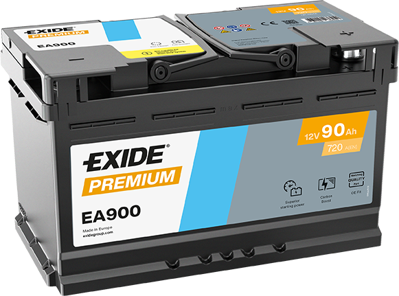Akkumulátor Exide Premium EA900 90Ah 720A J+