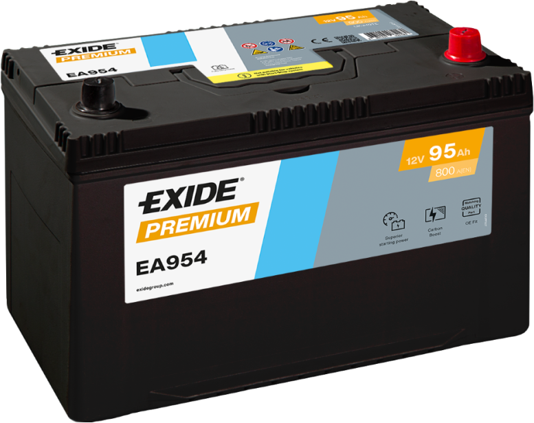 Akkumulátor Exide Premium EA954 95Ah 800A J+