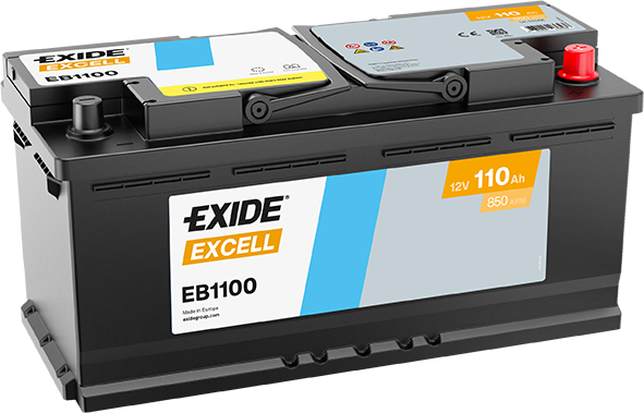 Akkumulátor Exide Excell EB1100 110Ah 850A J+