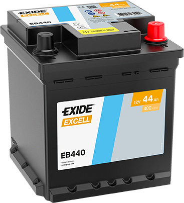 Akkumulátor Exide Excell EB440 44Ah 400A J+