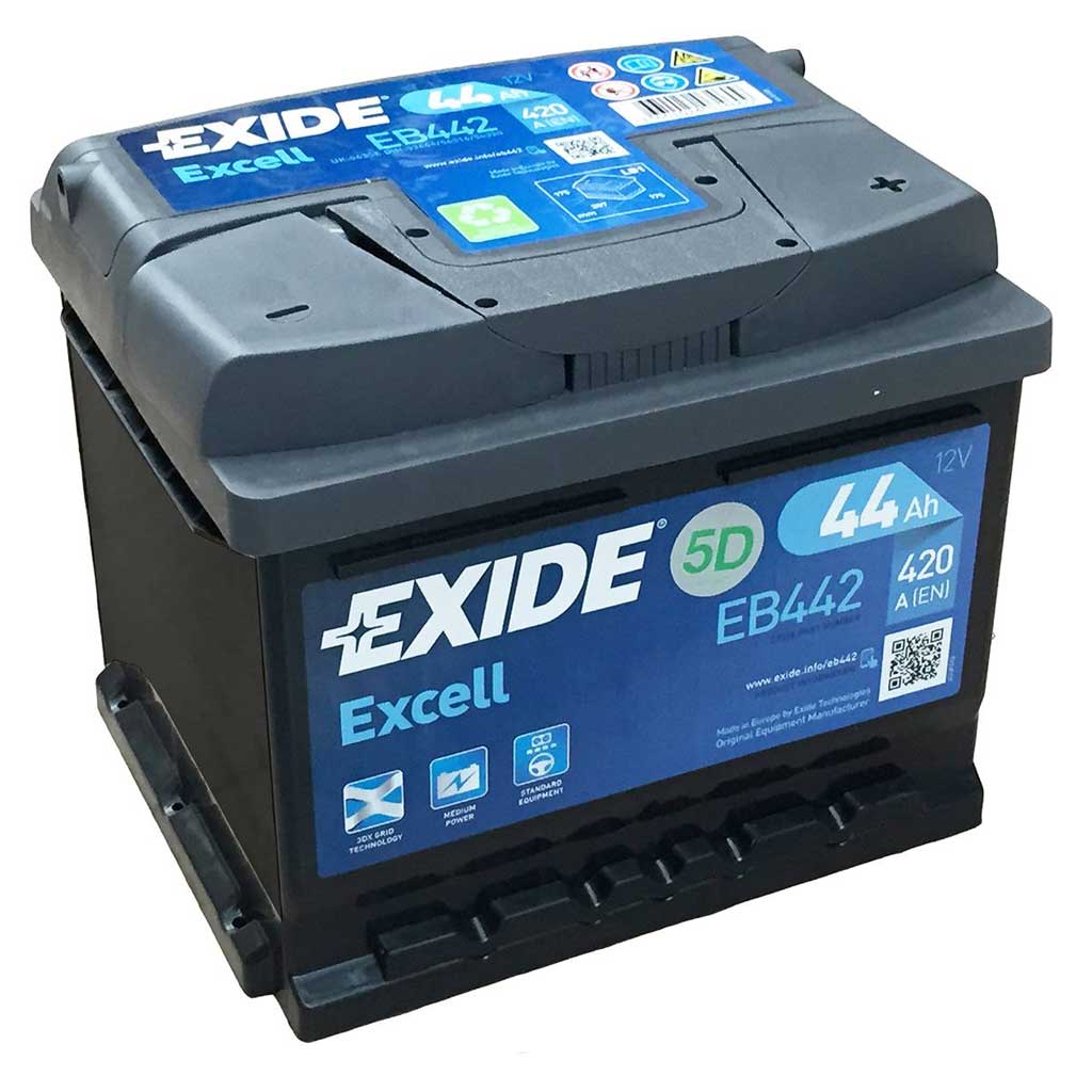 Akkumulátor Exide Excell EB442 44ah 420A J+