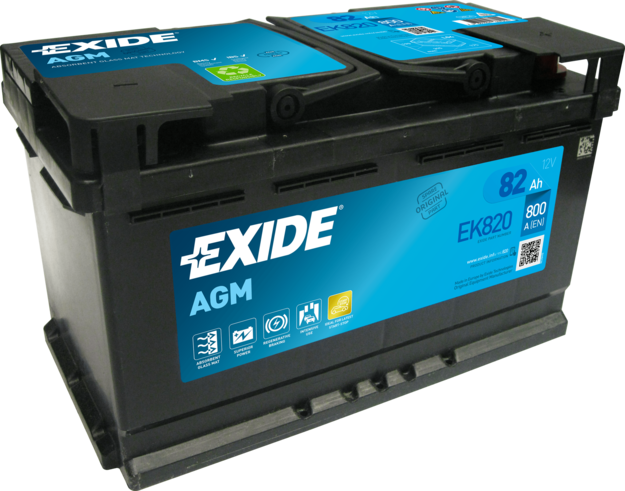 EXIDE Akkumulátor Exide Start-Stop AGM 82Ah 800A J+