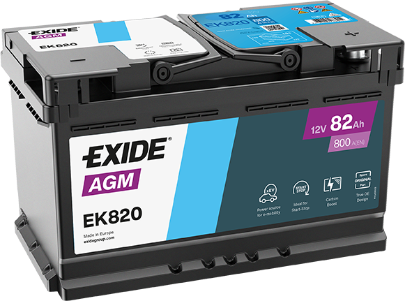Akkumulátor Exide Start-Stop AGM 82Ah 800A J+