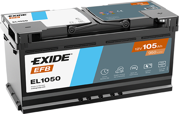 Akkumulátor Exide Start-Stop EFB 105Ah 950A