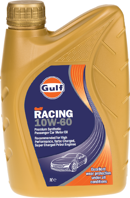 Motorolaj 10W-60 1L Gulf Racing 10W-60 1L