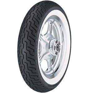 Gumiabroncs Dunlop D404 WhiteWall Fehér oldalfal 130/90 16 67H