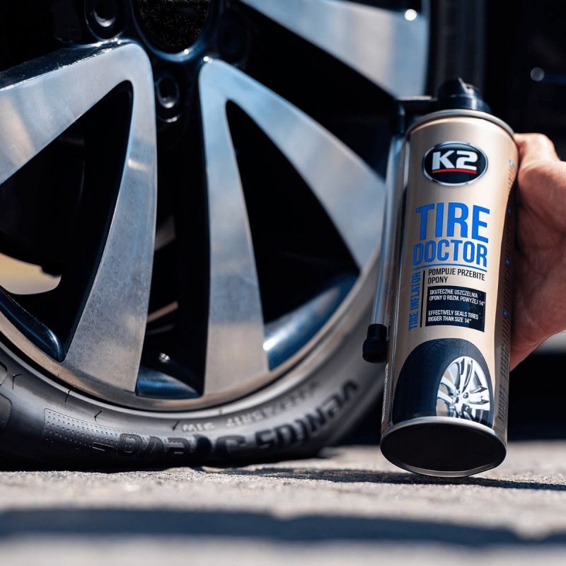 Gumiabroncs-tömítés készlet K2 Tire Doktor 535ml
