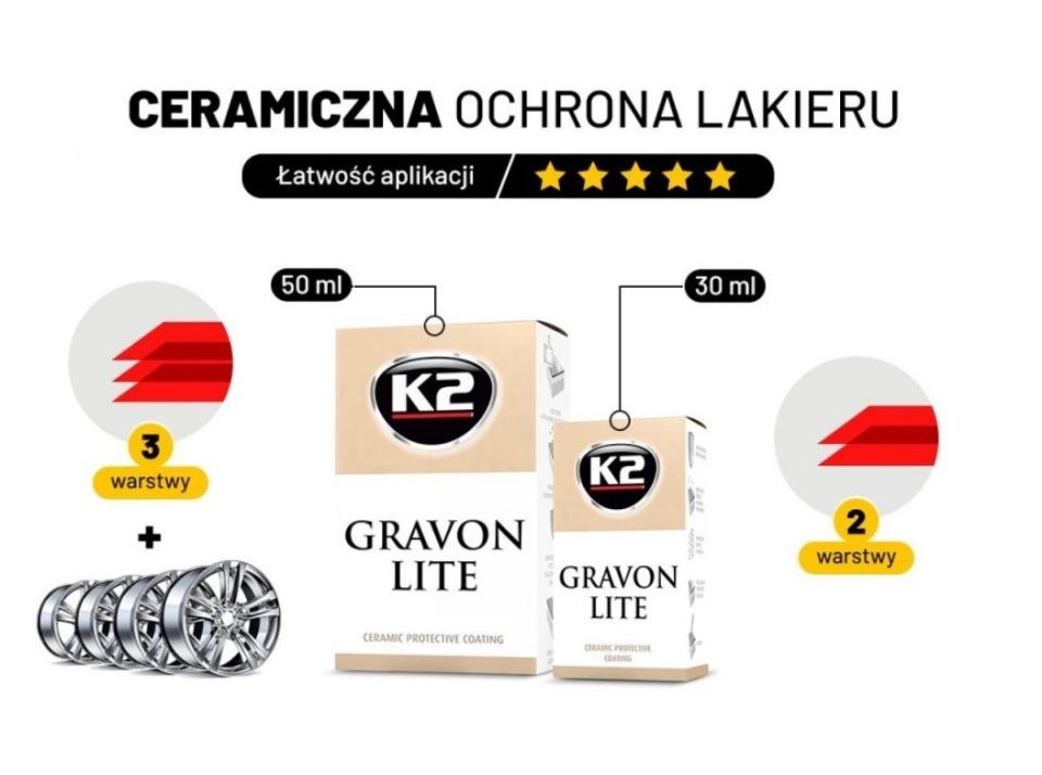 lakkpolitúr K2 Gravon Lite 30 ml