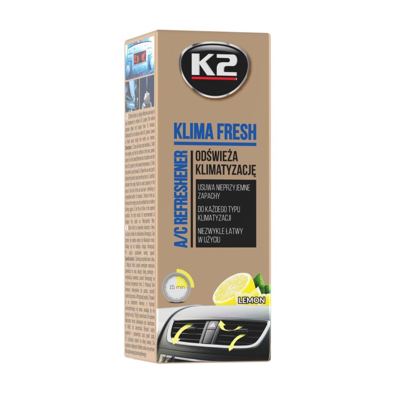 klímatisztító/ferttlenítő K2 Klima Fresh Lemon 150 ml