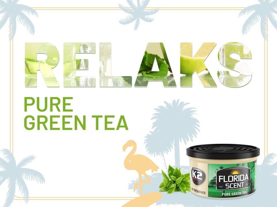 Légfrissítő K2 Florida Scent Pure Green Tea