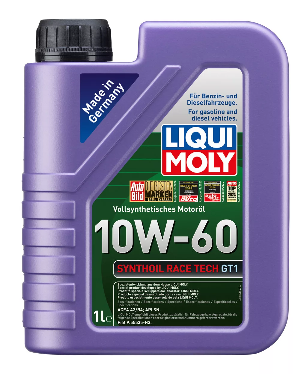Motorolaj 10W-60 1L Liqui Moly Synthoil Race Tech GT1 10W-60 1L