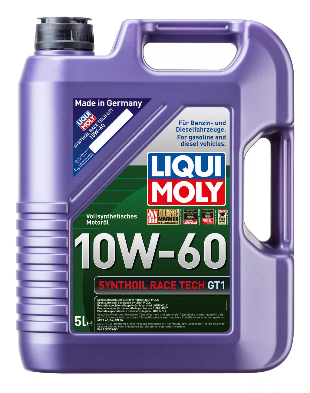 Motorolaj 10W-60 5L Liqui Moly Synthoil Race Tech GT1 10W-60 5L