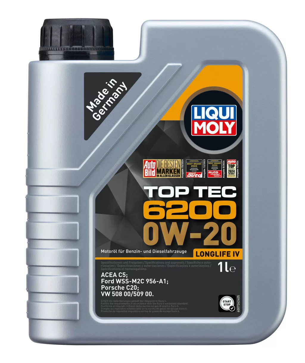 Motorolaj 0W-20 1L Liqui Moly Top Tec 6200 0W-20 1L
