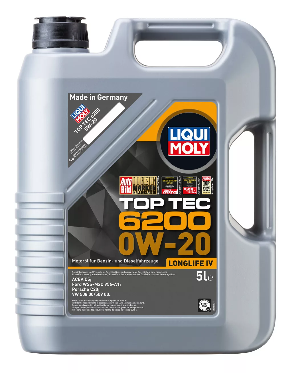 Motorolaj 0W-20 5L Liqui Moly Top Tec 6200 0W-20 5L