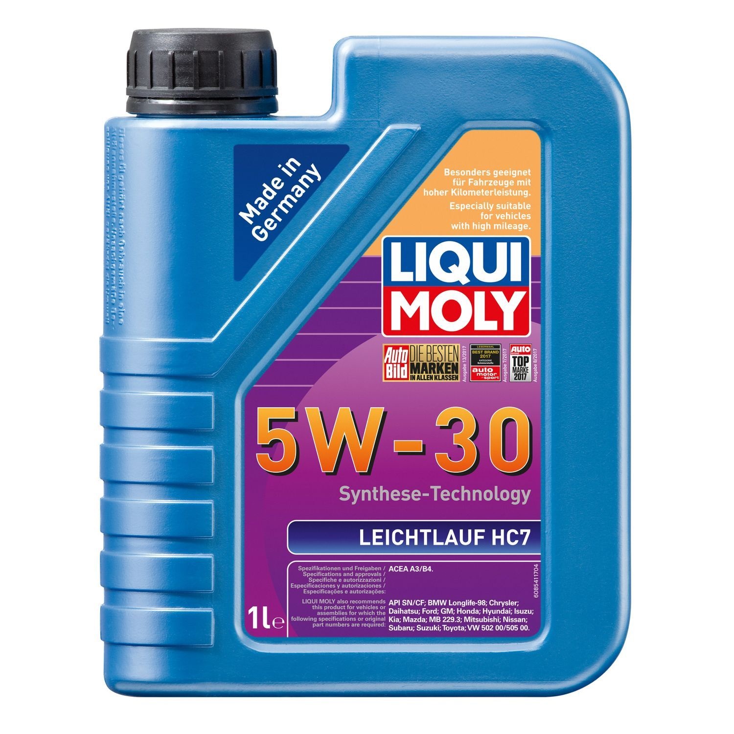 Motorolaj 5W-30 1L Liqui Moly Leichtlauf HC7 5W-30