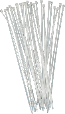 Kábelkötöző Kábel kötelegő fehér 4x300 L300
