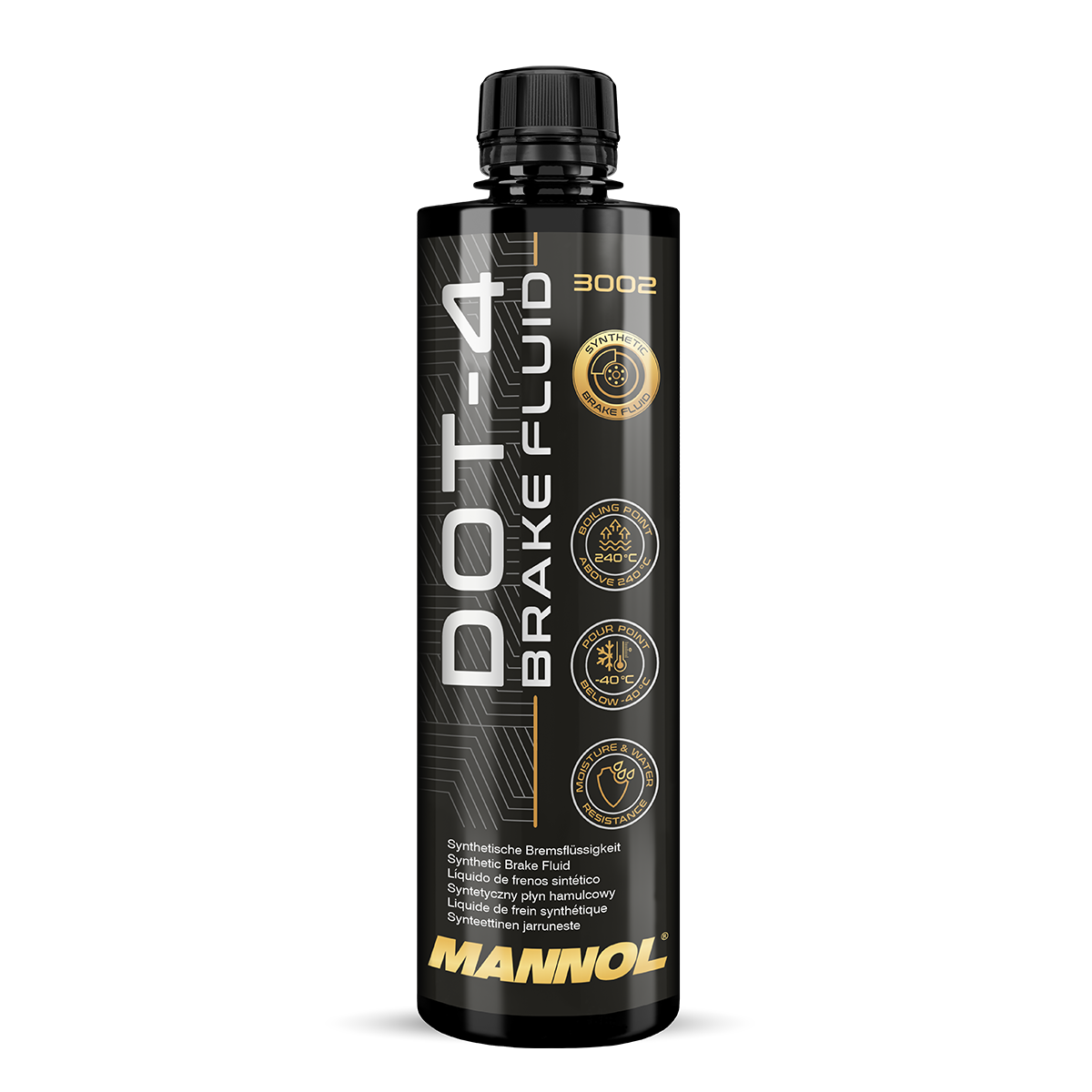 Fékfolyadék 490g/450ml MANNOL Brake Fluid DOT-4 3002