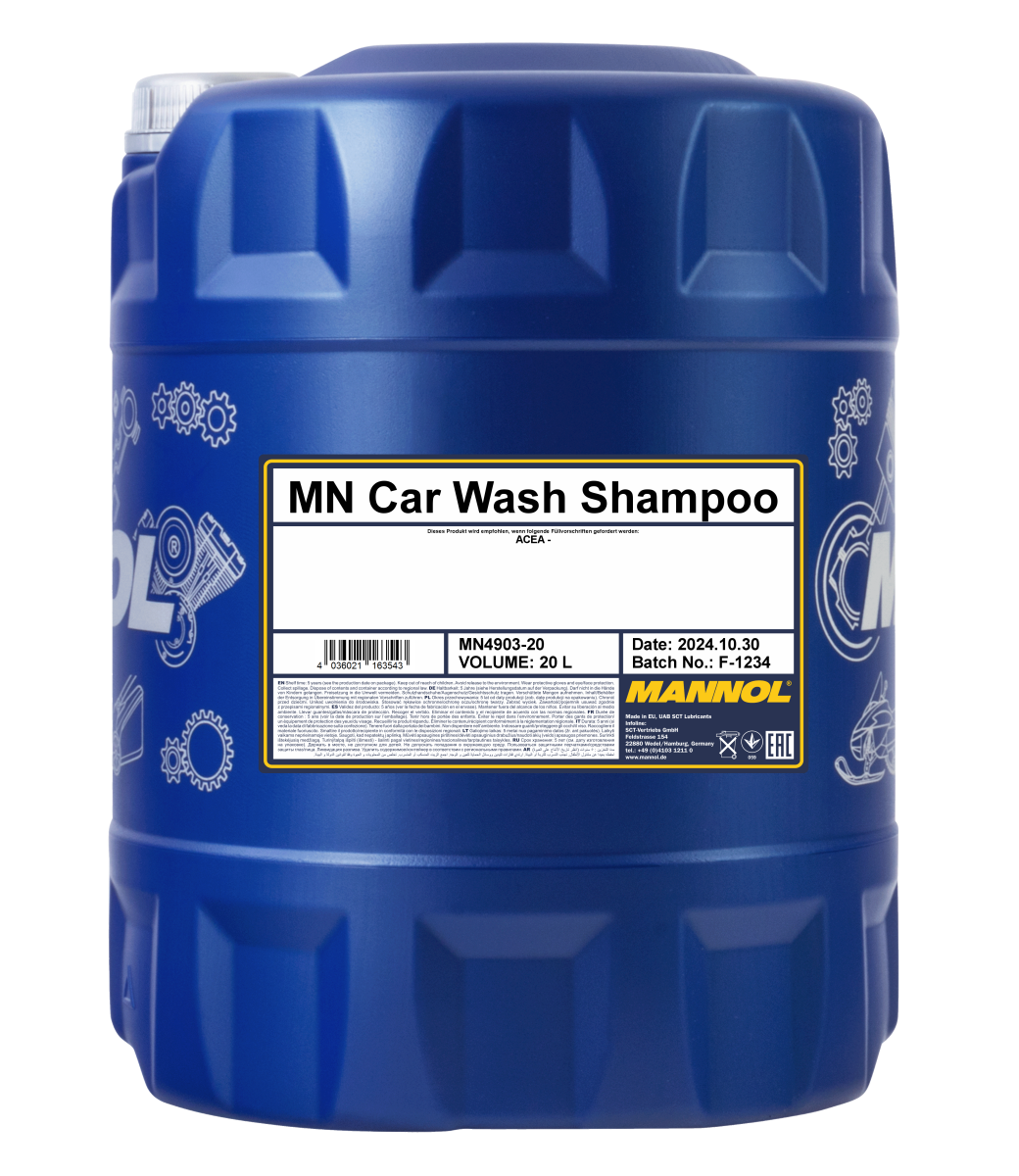 Autósampon MANNOL Car Wash Shampoo 4903 20L