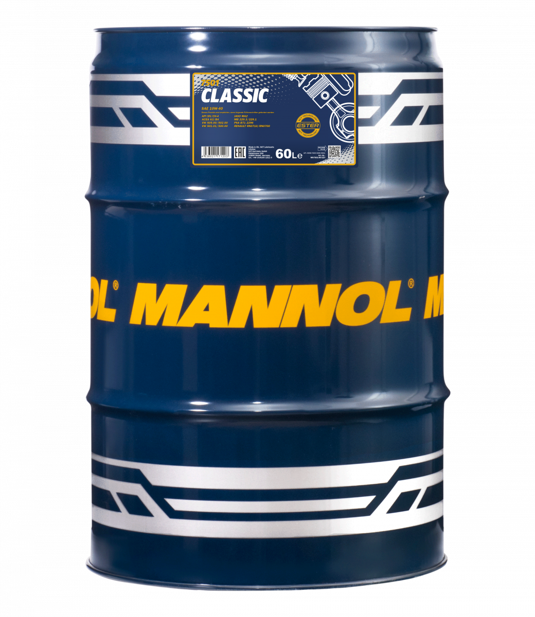 Motorolaj 10W-40 60L MANNOL Classic 10W-40 7501