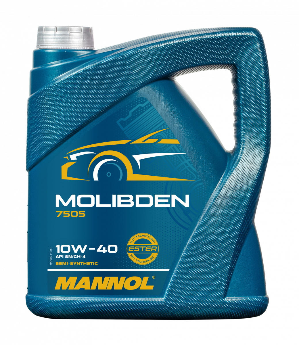 Motorolaj 10W-40 5L MANNOL Molibden 10W-40 7505