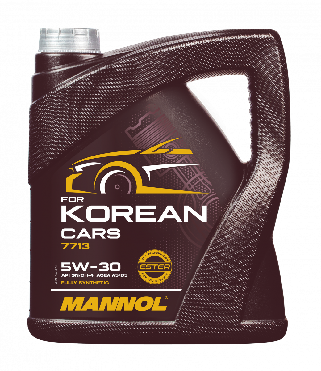 Motorolaj 5W-30 4L MANNOL for Korean Cars 5W-30 7713