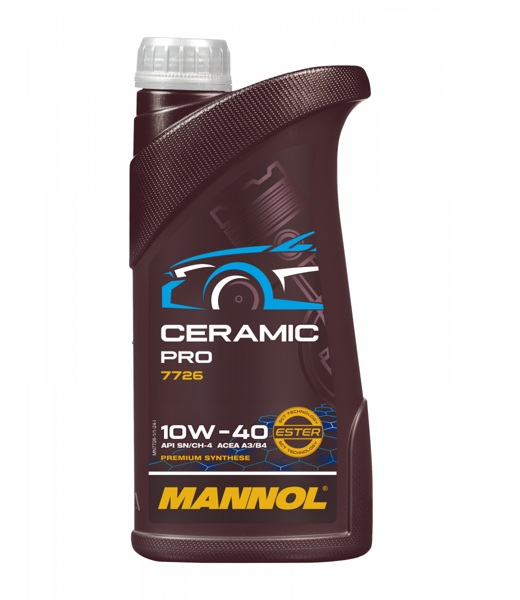 Motorolaj 10W-40 1L MANNOL Ceramic Pro 10W-40 7726