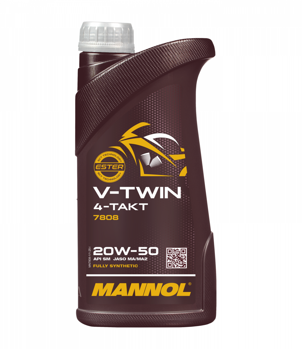 Motorolaj 4T 20W-50 1L MANNOL V-Twin 4-Takt 20W-50 7808