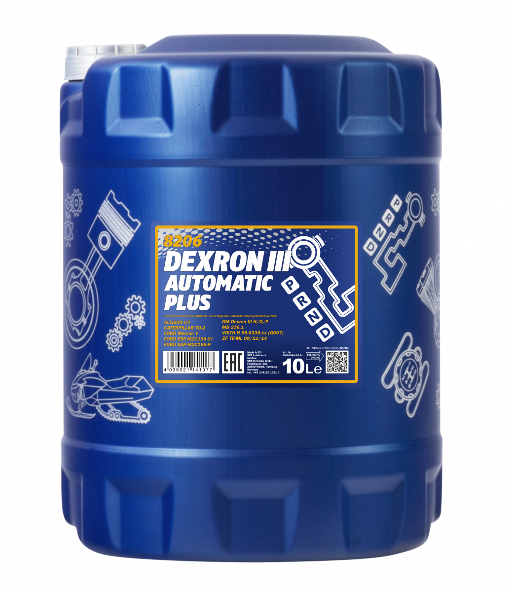 Váltóolaj 10L MANNOL ATF Dexron III 8206