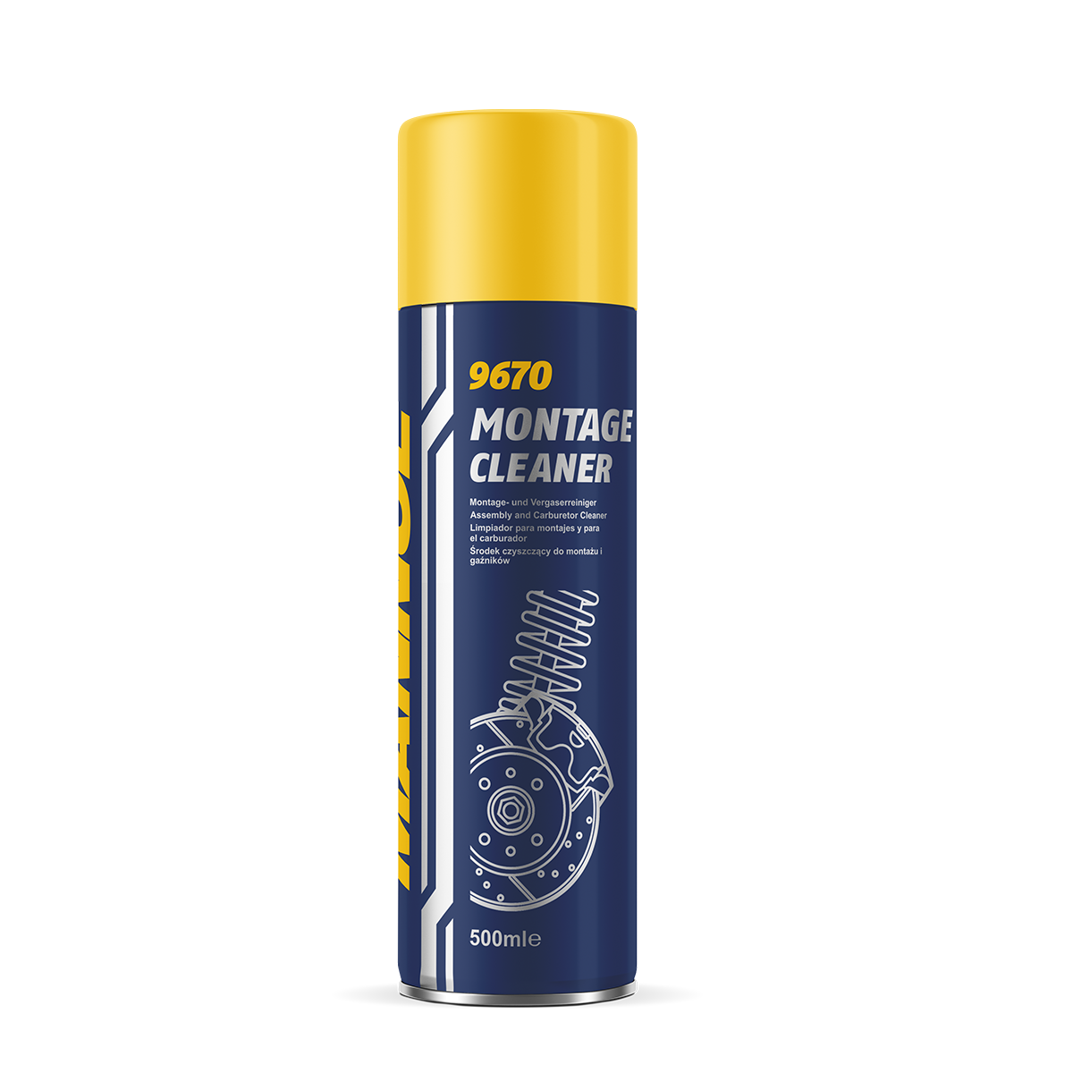 Féktisztító spray MANNOL Montage Cleaner 9670 500ml
