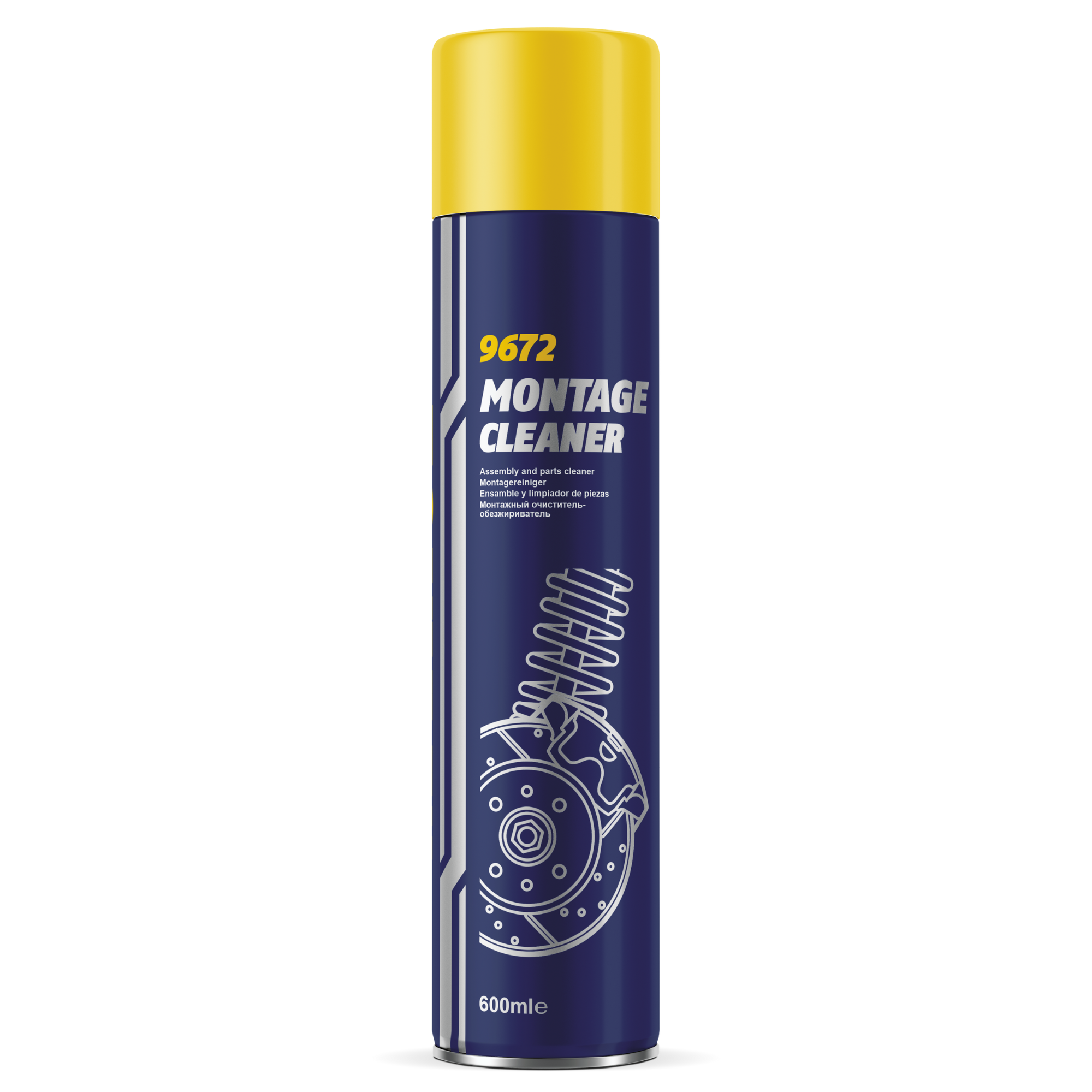 Féktisztító spray MANNOL Montage Cleaner 9672