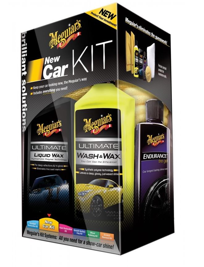 Autóápolási csomag Meguiar's Brilliant Solutions New Car Kit