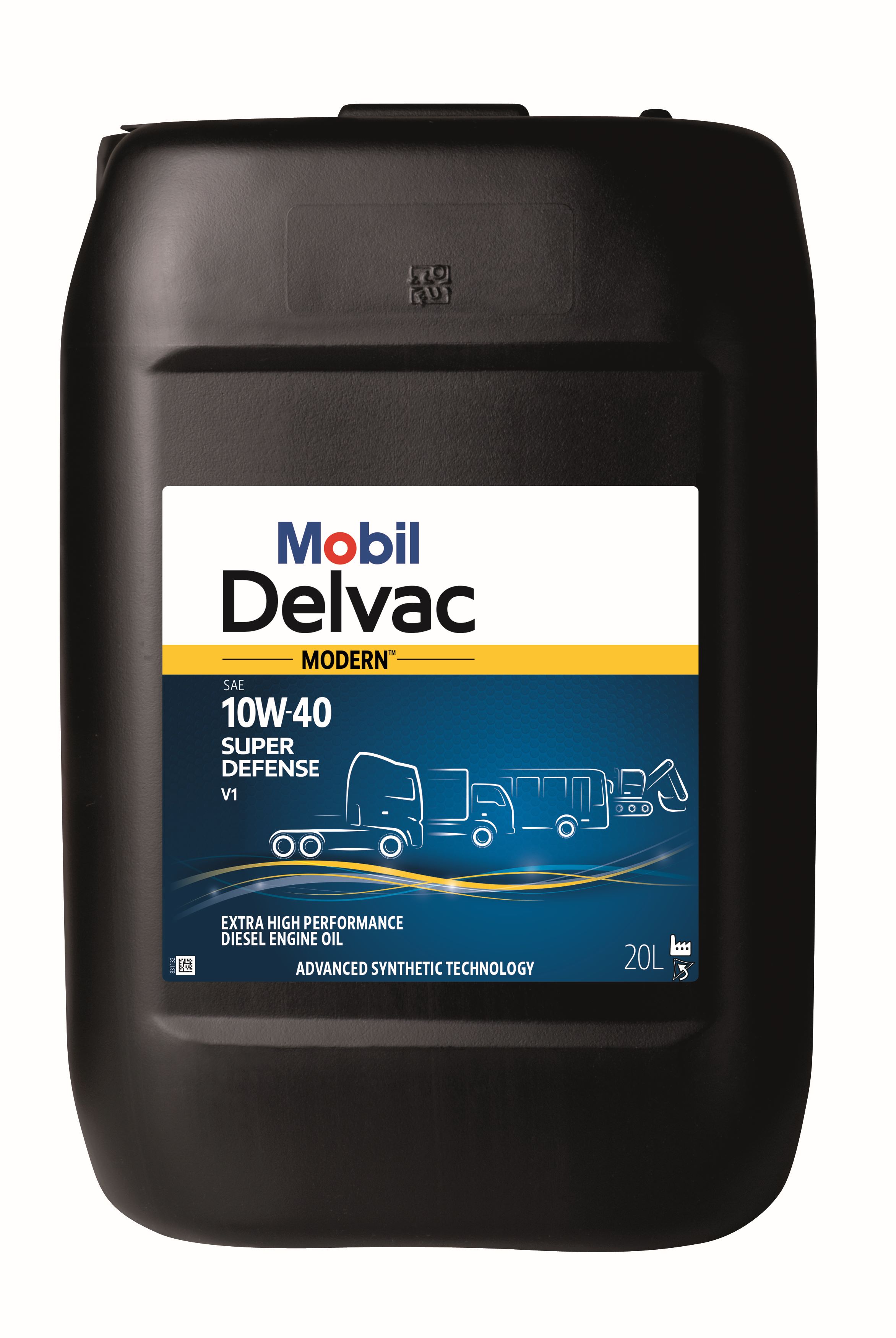 Motorolaj 10W-40 20L Mobil Delvac Modern Super Defense V1 10W-40 20L