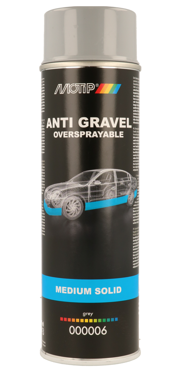 Kőfelverődés elleni spray Motip Anti Gravel közepes szürke 500ml