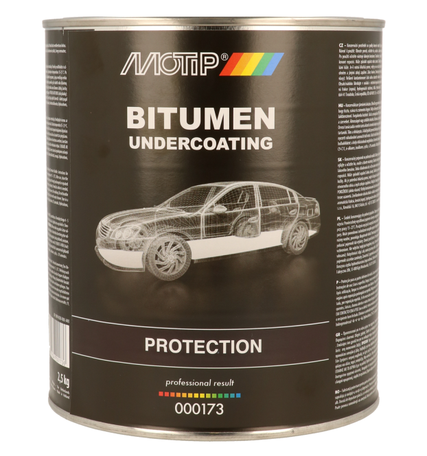 Bitumenes alvázvédő Motip Bitumen Undercoating 1,3kg