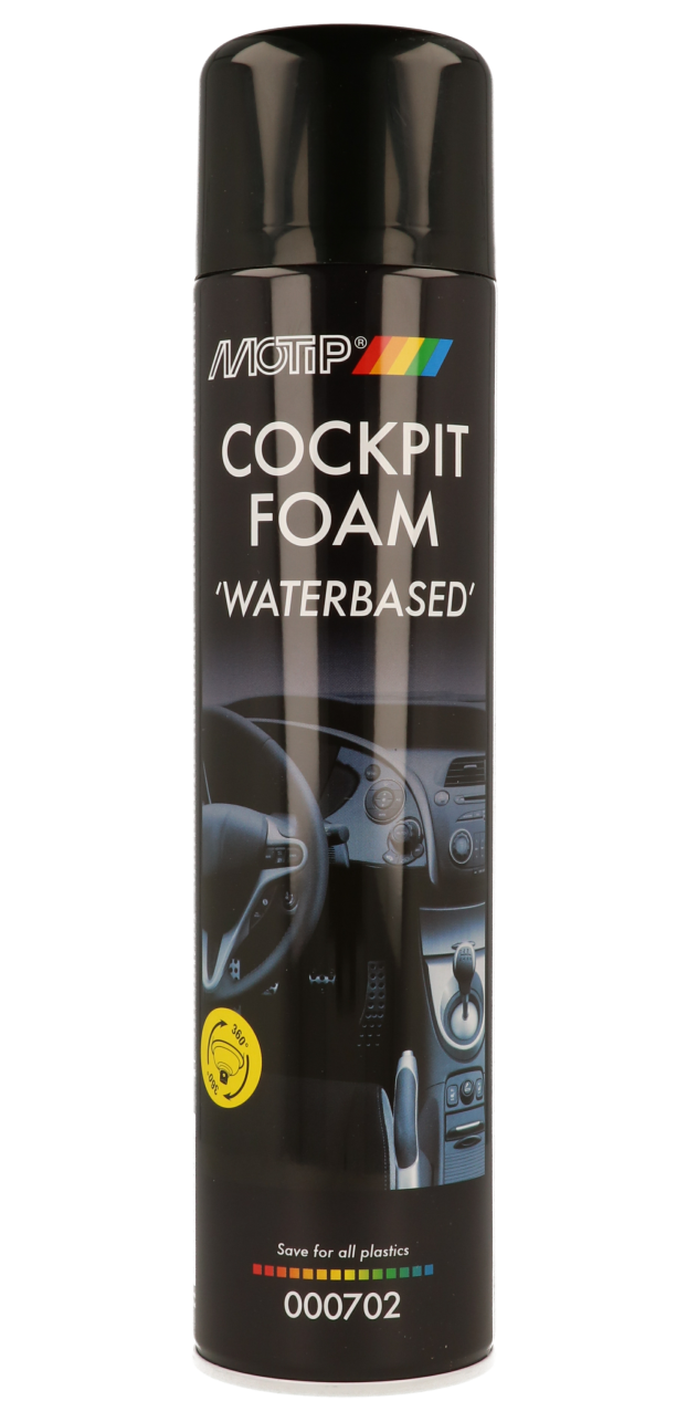 Műszerfalápoló spray Motip Cockpit Foam Waterbased 600ml