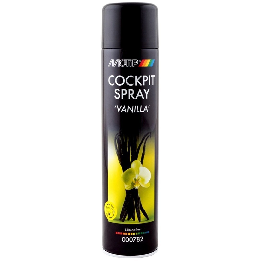 Műszerfalápoló spray Motip Cockpit Vanilla 600ml
